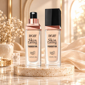 BOB Skin Loving liquid foundation 35ml bottles with pump and cap