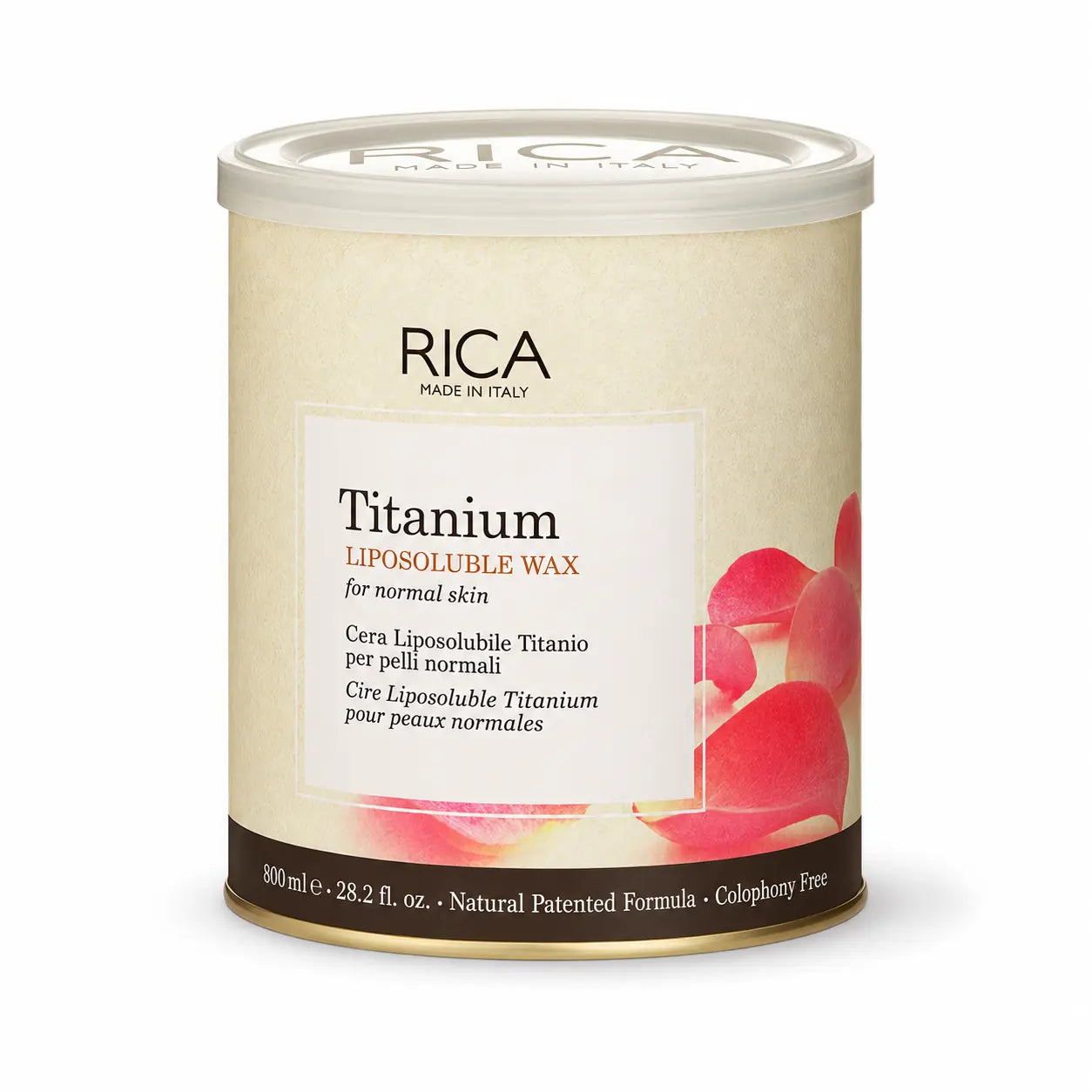 Rica Wax Titanium Rose Liposoluble 800ml