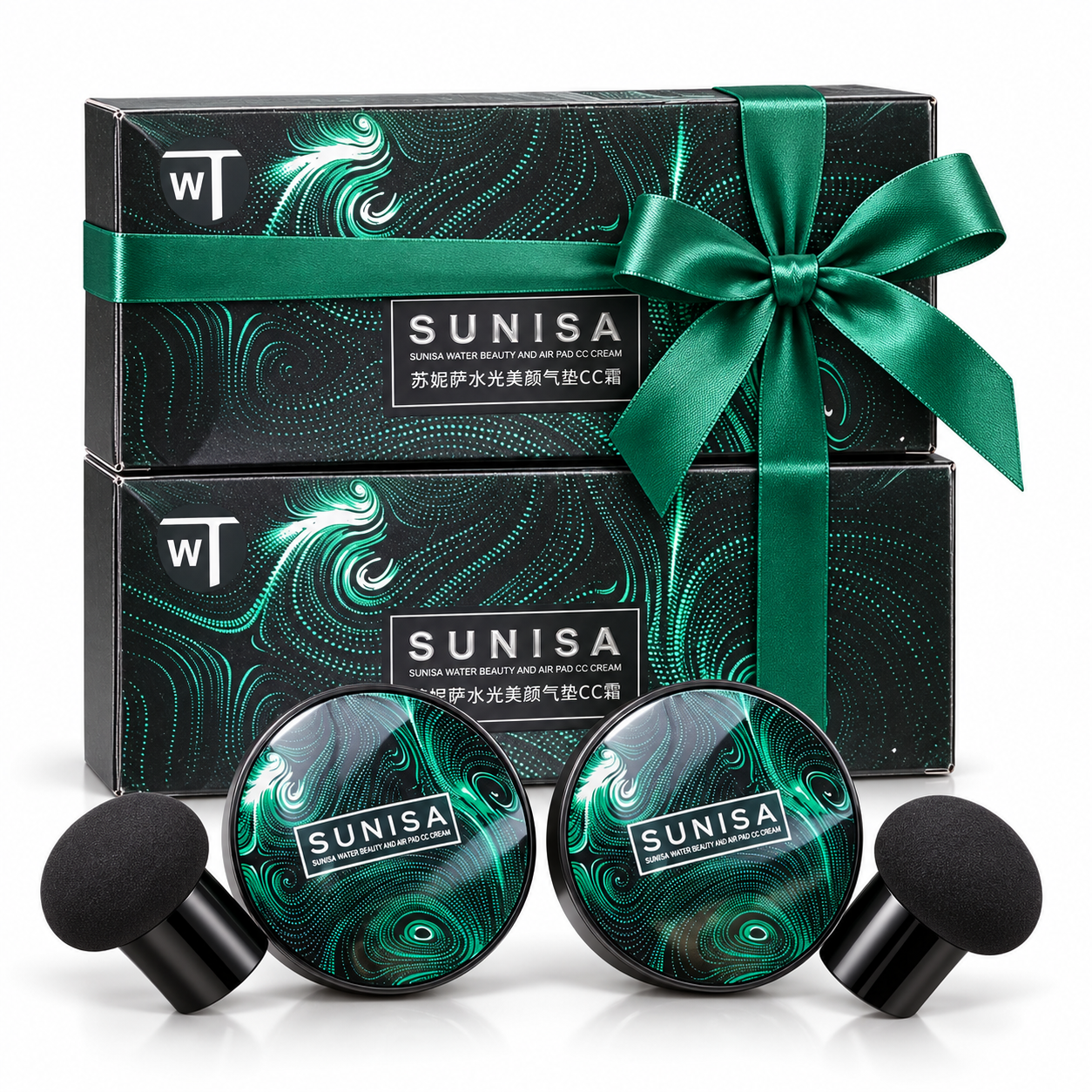 SUNISA Foundation Pack of 2 – Waterproof Air Cushion CC Cream