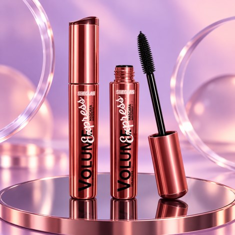 Volume Boost Mascara Black with curved brush