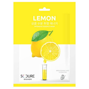 5C Cure Lemon Intensive Essence Mask Brightening and Hydrating