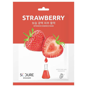 5C Cure Strawberry Intensive Essence Mask Moisture and Radiance (Made in Korea)