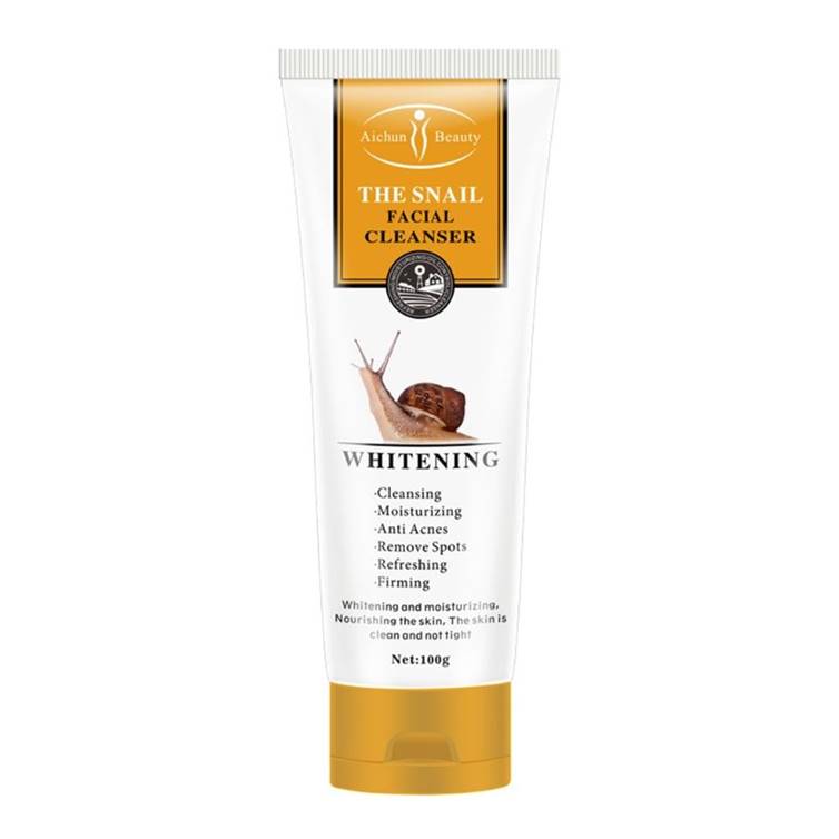 Aichun Beauty the snail facial whitening, anti acne, remove spots cleanser