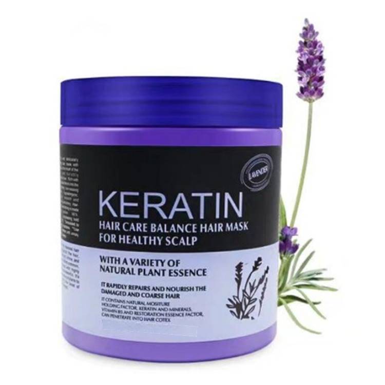 Argan Keratin Hair Care Balance Hair Mask for Healthy Scalp Lavender 500ml