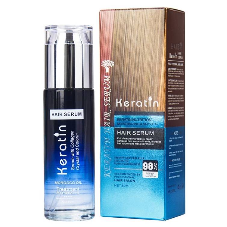 Keratin Nutrition Moisturizing & Smooth Hair Serum 80ml - Urban Beauty