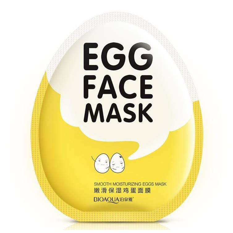 BIOAQUA Egg Face Mask Smooth Moisturizing 25g