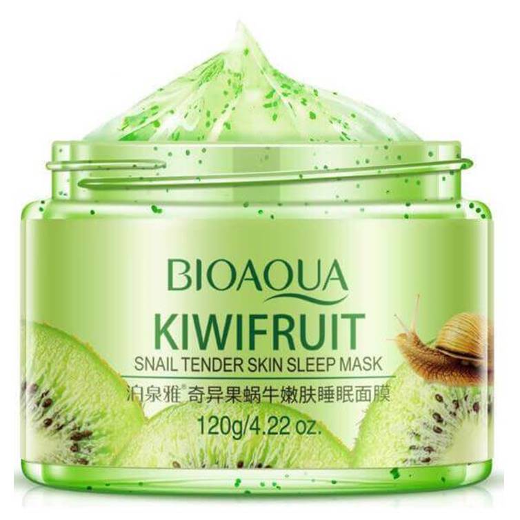 BIOAQUA Kiwifruit Snail Tender Skin Sleep Mask