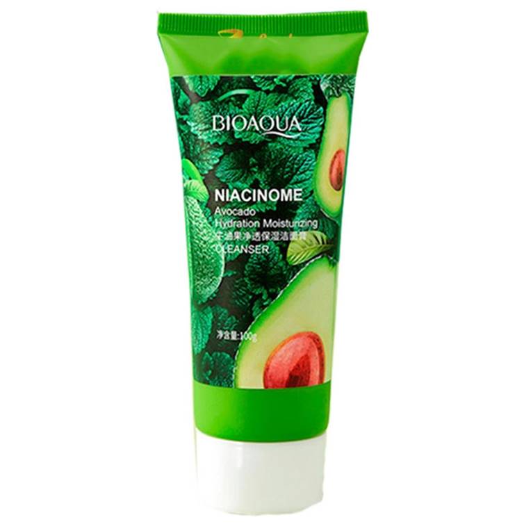 BIOAQUA Niacinome Avocado Elasticity Cleanser 100g - Urban Beauty