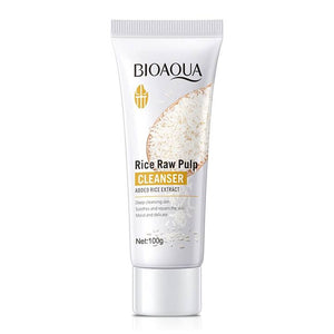 BIOAQUA Rice Raw Pulp Whitening Facial Cleanser 100g