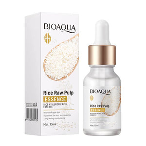 BIOAQUA Rice Raw Pulp Essence Hyaluronic Acid Serum 15ml
