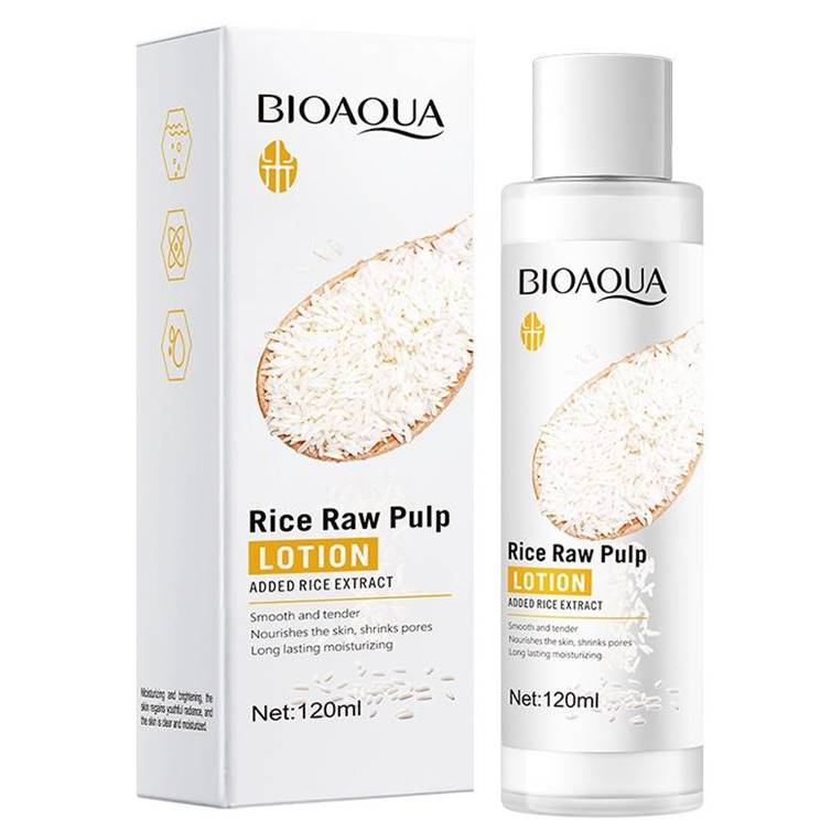BIOAQUA Rice Raw Pulp Whitening Facial Lotion 120g