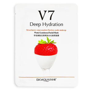 BIOAQUA V7 Deep Hydration Strawberry Facial Mask 30g