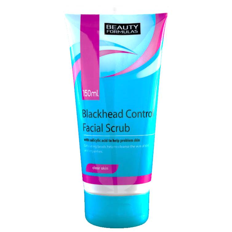 Beauty Formulas Blackhead Control Facial Scrub 150ml