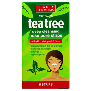 Beauty Formulas Tea Tree Deep Cleansing Nose Pore Strips