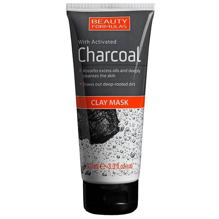 Beauty Formulas with Activated Charcoal Clay Mask