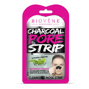 Biovene Charcoal Pore Strip with Aloe Vera, Hazel & Tea Tree