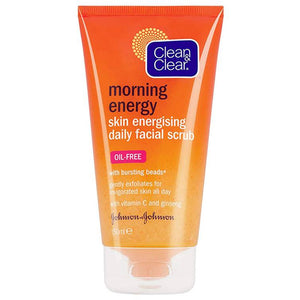 Clean & Clear Morning Energy Skin Energizing Daily Facial Scrub 150ml