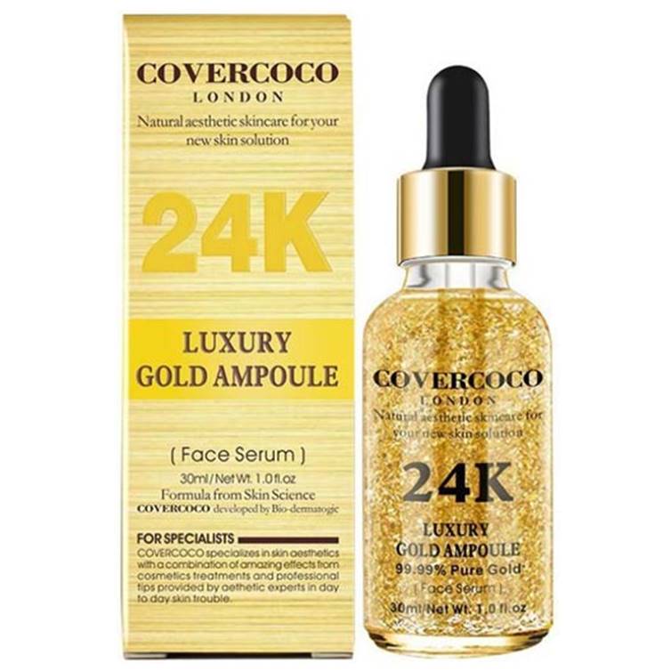Covercoco 24K Luxury Gold Ampoule Face Serum 30ml