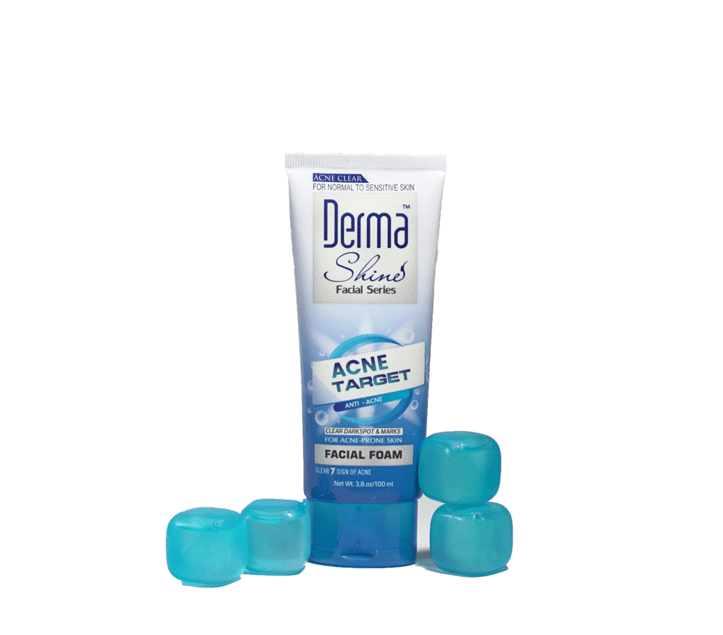 Derma Shine Acne Target Double Power Facial Foam