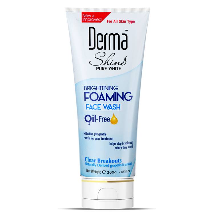 Derma Shine Oil Free Foaming Face Wash