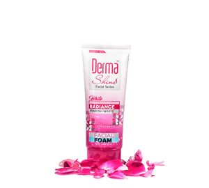 Derma Shine Radiance Pinkish White Double Power Facial Foam