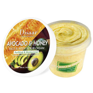 Disaar Avocado & Honey Face & Body Scrub Cream 300ml