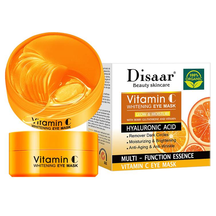 Disaar Vitamin C Whitening Eye Mask with Hyaluronic Acid