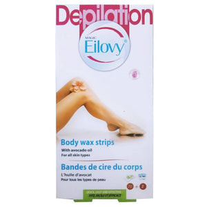 Eilovy Body Wax Strips with Avocado Oil