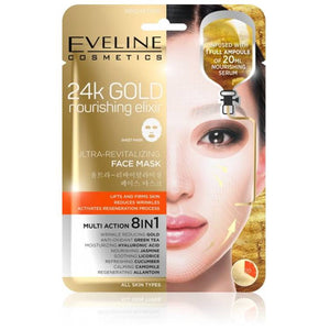 Eveline 24K Gold Nourishing Elixir Ultra-Revitalizing Face Mask