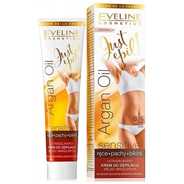 Eveline Argan Oil Depilatory Cream for Sensitive Skin 125 ml