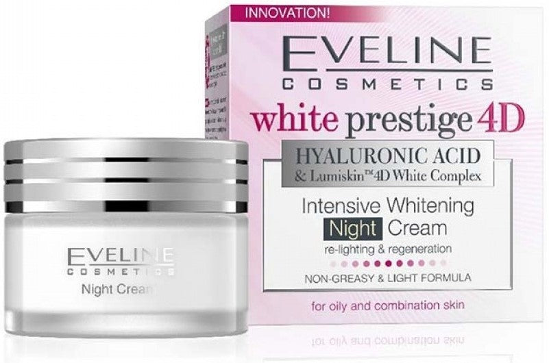 Eveline White Prestige 4D Whitening Night Cream 50ml