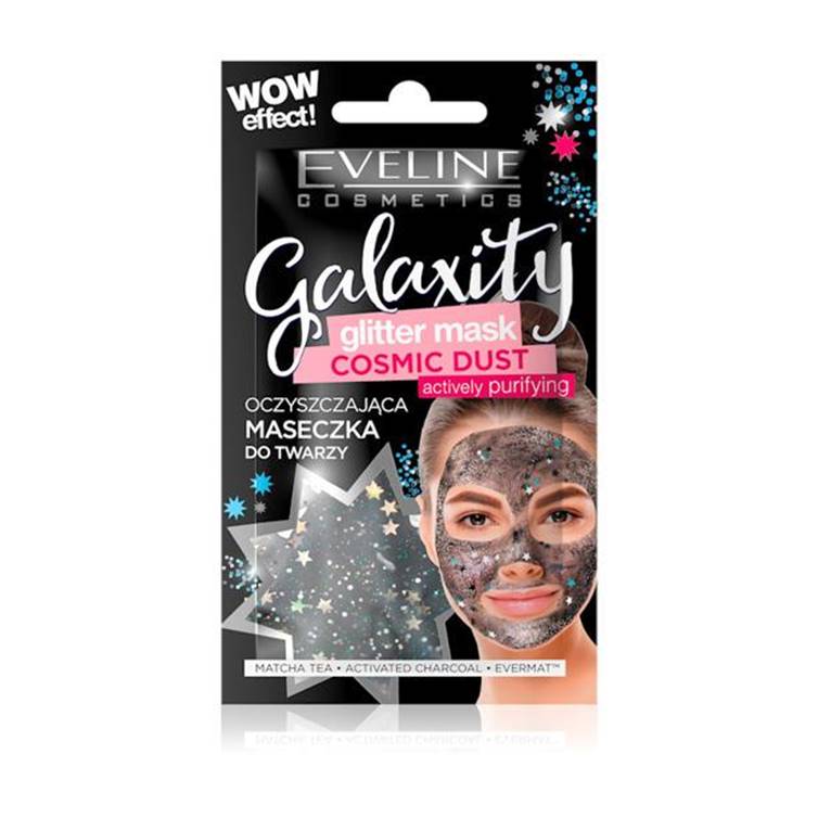 Eveline Glitter Face Sheet Mask Black 10 ml