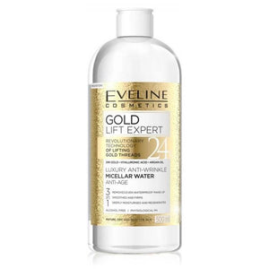 Eveline Gold Lift Expert Luxury Anti-Wrinkle Micellar Water 500ml