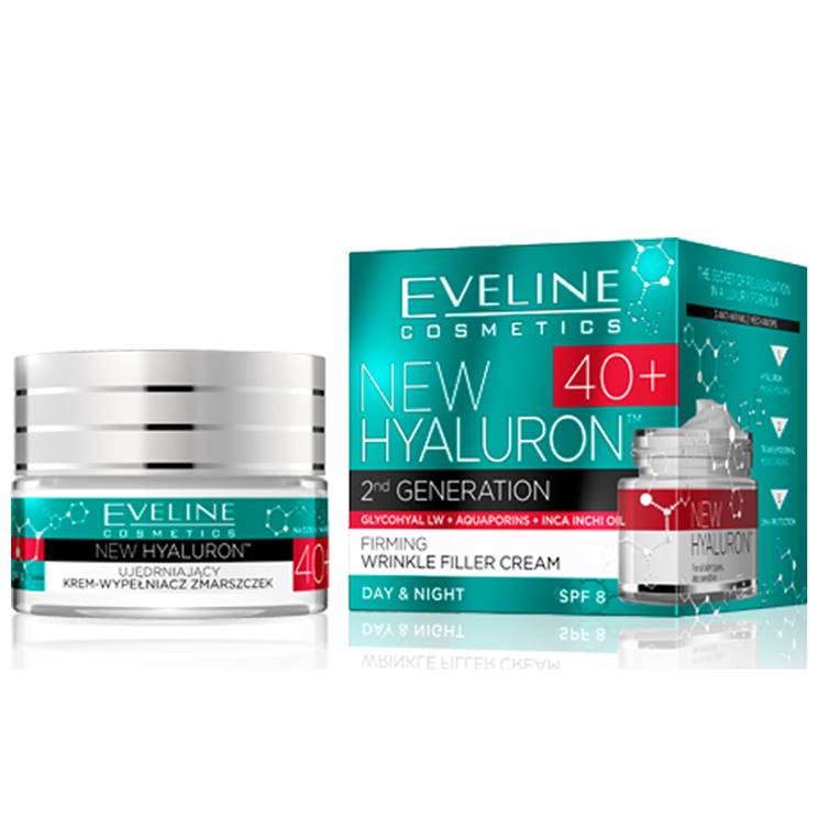 Eveline New Hyaluron Second Generation 40+ Firming Wrinkle Filler Cream 50ml