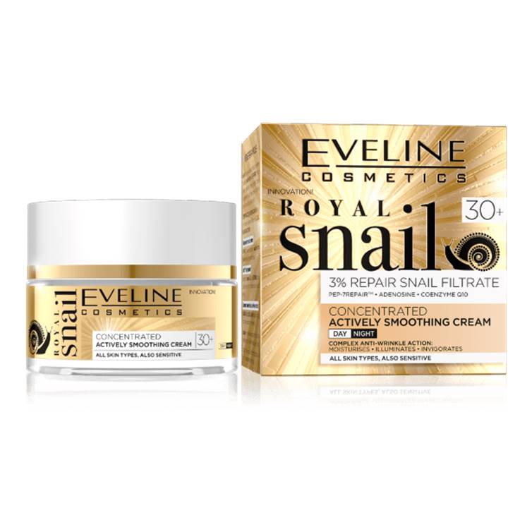 Eveline Royal Snail Concentrated Actively Smoothing Cream 30+