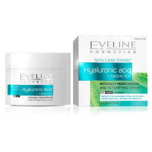 Eveline Skin Care Expert Hyaluronic Acid + Green Tea Day & Night Cream