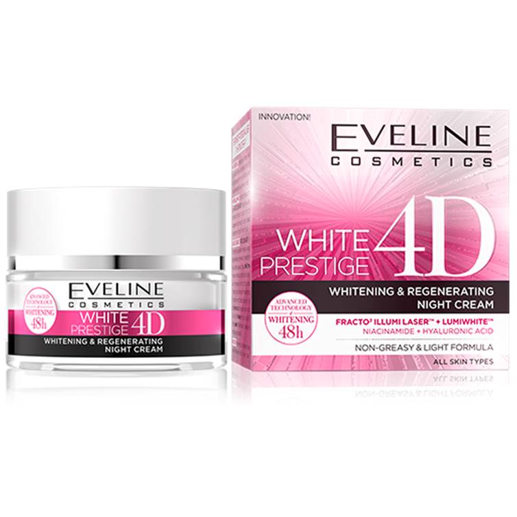 Eveline White Prestige 4D Intensive Whitening Night Cream 50ml
