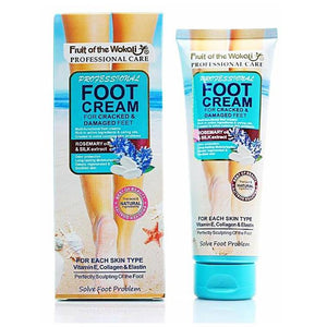 Fruit of Wokali Foot Cream for Cracked & Damaged Feet with Rosemary Oil 130ml