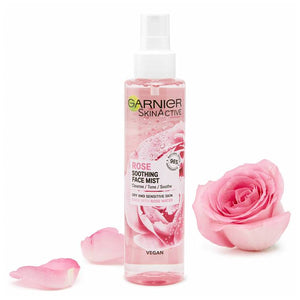 Garnier Natural Vegan Rose Soothing Hydrating Glow Mist 150ml