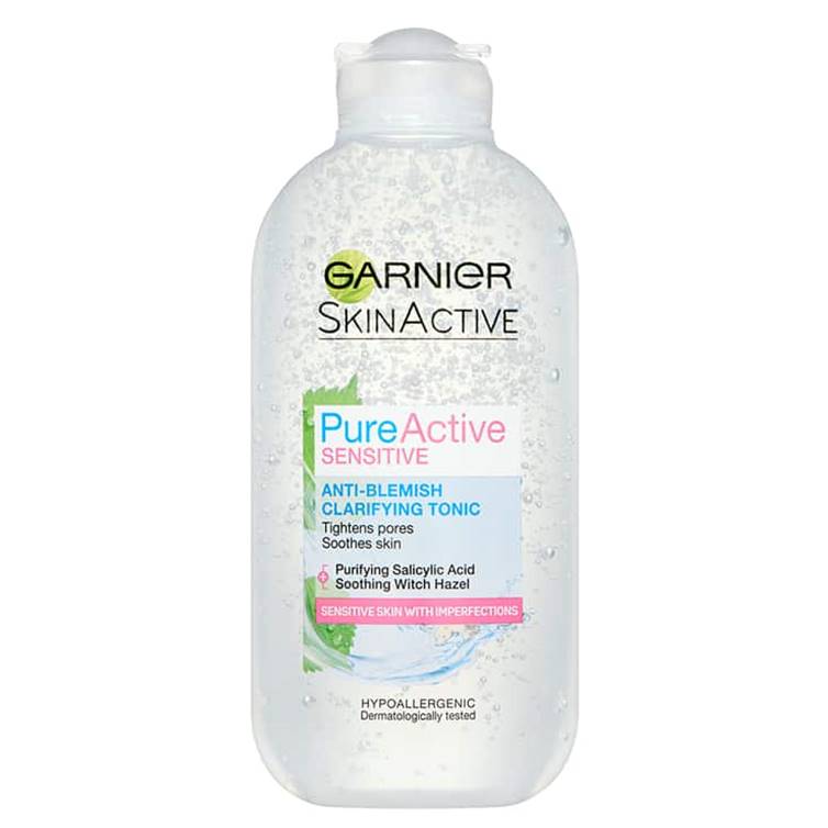 Garnier Pure Active Sensitive Anti Blemish Clarifying Tonic 200ml