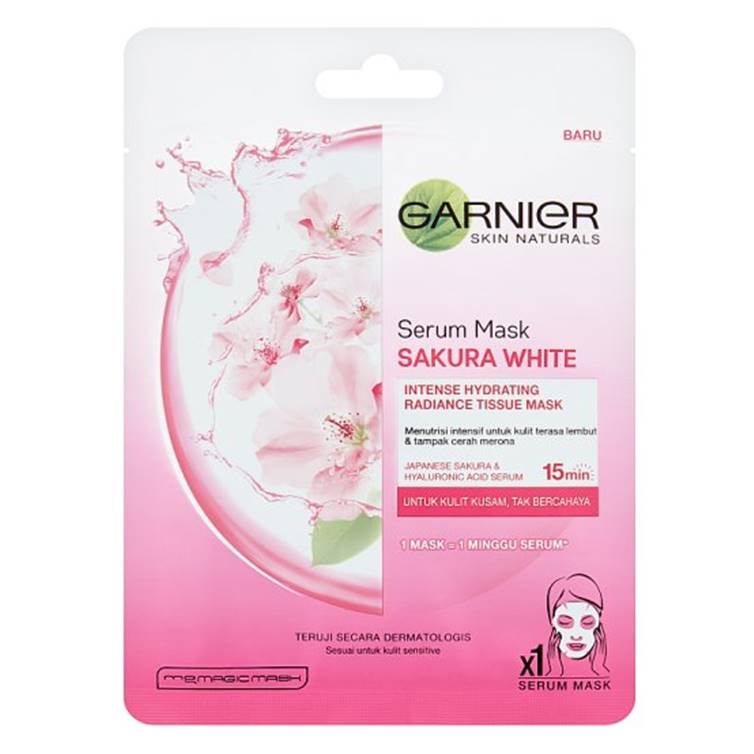 Garnier Sakura White Pinkish Glow Serum Mask