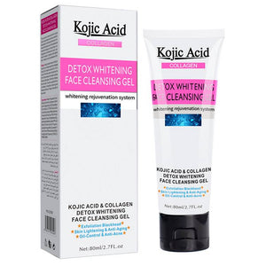 Guanjing Kojic Acid Collagen Detox Whitening Face Cleansing Gel