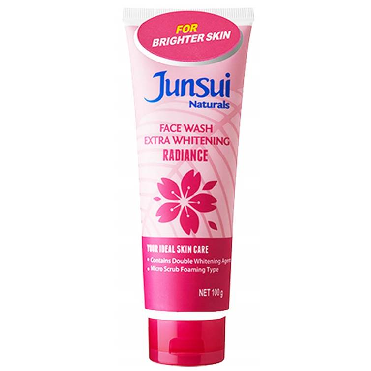 Junsui Naturals Face Wash Extra Whitening Radiance 100gm