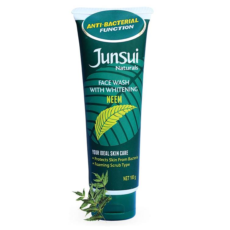 Junsui Naturals Face Wash Gel with Whitening Neem 100gm