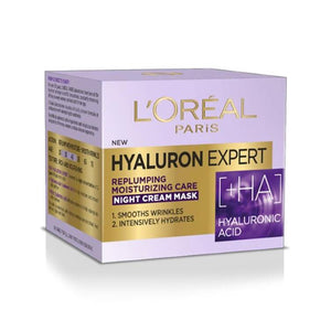 L'Oreal Hyaluron Expert Replumping Moisturizing Care Night Cream Mask 50ml