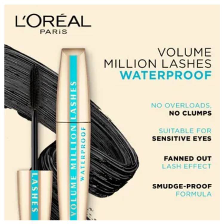 L’Oreal Voluminous Million Lashes Waterproof Mascara