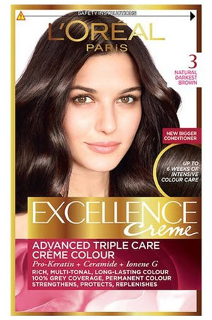 L'Oreal excellence dark chestnut brown 3