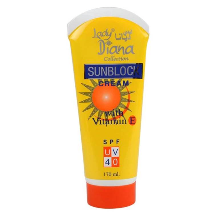 Lady Diana Sunblock Cream with Vitamin E SPF 40