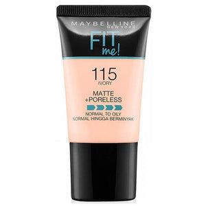 Maybelline Fit Me Matte + Poreless Liquid Foundation 115 Ivory 18ml