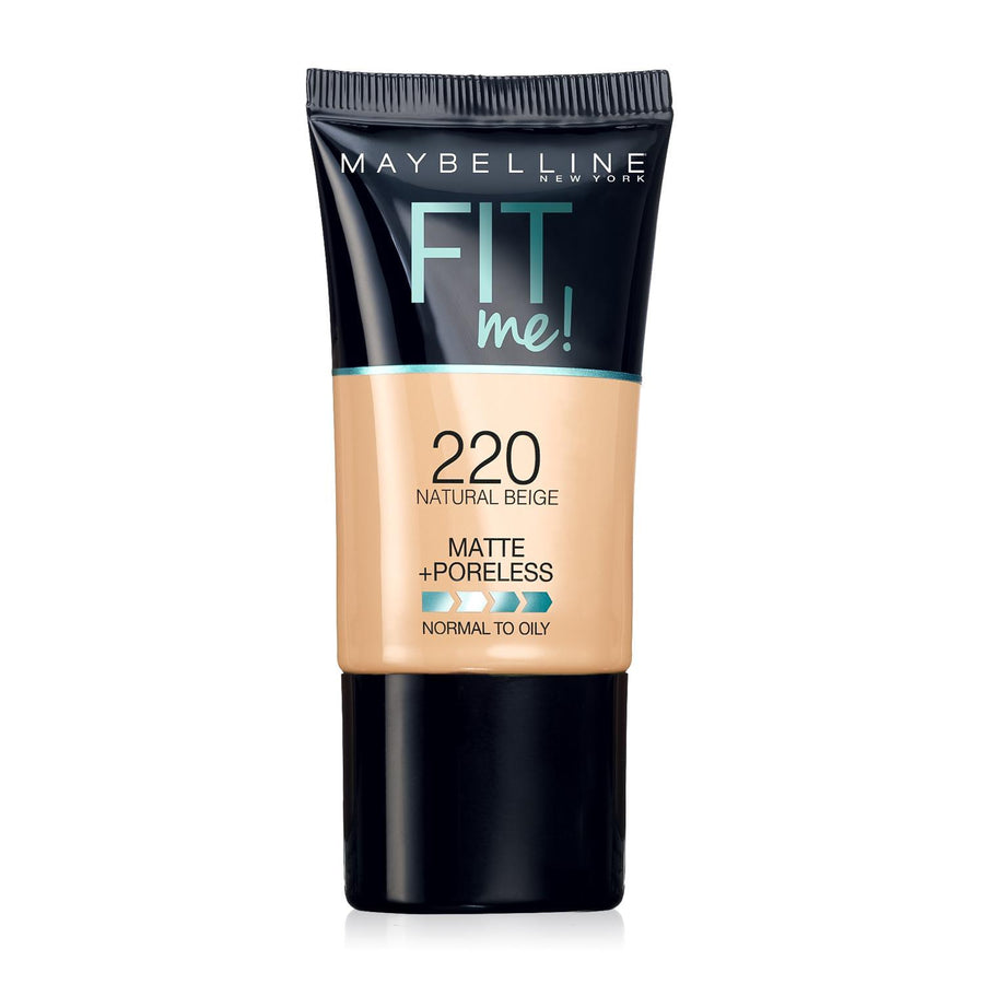 Maybelline Fit Me Matte + Poreless Liquid Foundation 220 Natural Beige 18ml